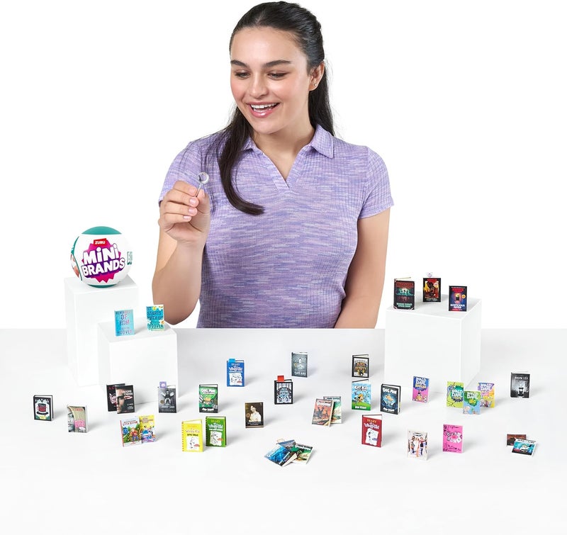 Mini Brands Books (2 Pack) by ZURU Real Miniature Book Brands Collectible Toy, Capsules of 5 Mystery Miniature Books with Real readable Pages and Accessories for Kids, Teens, Adults - Image 4
